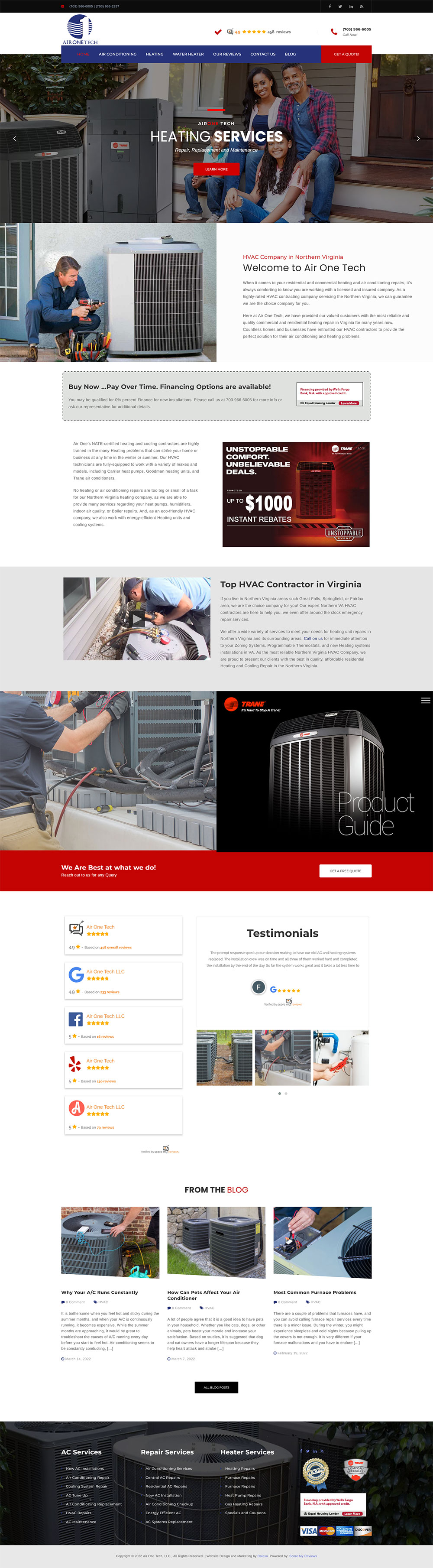 HVAC Web Designer