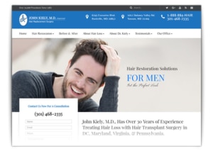 Hair Transplant Web design company