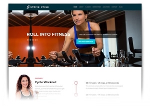 Gym website design